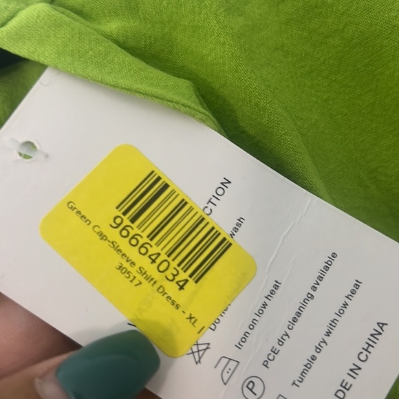 Women's Fashion Loose Lady Casual Cotton Pure Color Turtleneck Collar Dress - Picture 4 of 8